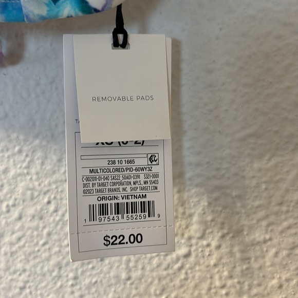 Shade & Shore floral ruffle strap bikini top size XS - Picture 3 of 7